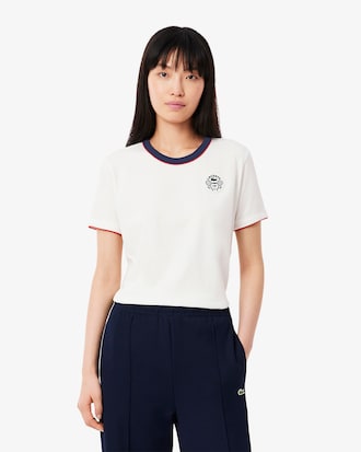 Camiseta de tenis clásica con insignia Ultra Dry