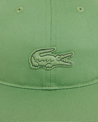 Gorra de sarga de algod&oacute;n con insignia