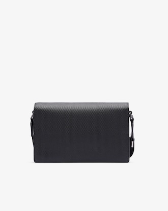 Bolso de reportero con solapa Chantaco de piel