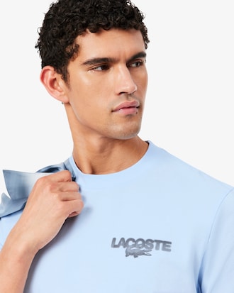 Camiseta de punto jersey con estampado de tenis