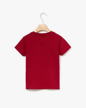 Camiseta de ni&ntilde;o en algod&oacute;n con dise&ntilde;o divertido y cuello redondo