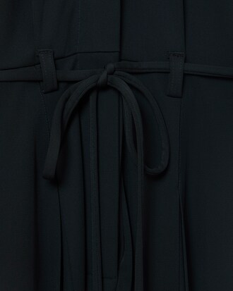 Maxi vestido polo plisado Runway