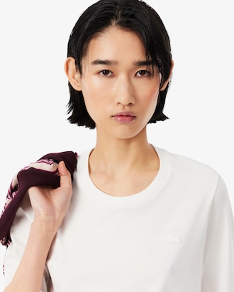 Camiseta de manga francesa de algod&oacute;n suave