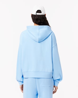 Sudadera con capucha de felpa con logotipo