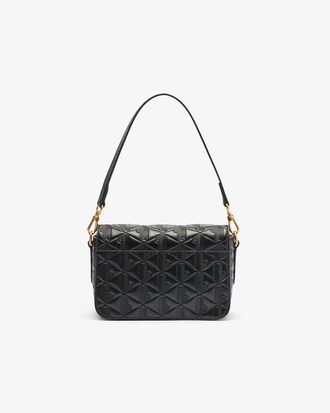 Bolso para llevar al hombro Maheki de piel en relieve