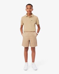 Pantal&oacute;n corto chino de sarga de algod&oacute;n el&aacute;stico