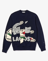 Sudadera unisex Fashion Show con cocodrilo estampado