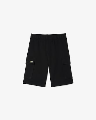Pantalón corto cargo de felpa