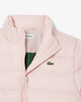 Unisex chaqueta con capucha acolchada de tafet&aacute;n diamantado