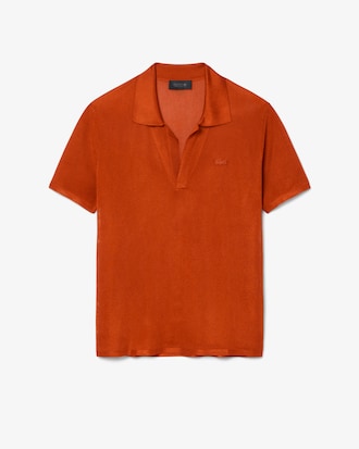 Polo de piqu&eacute; satinado de corte ajustado Runway