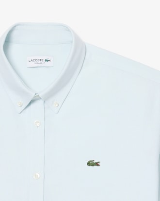 Camisa Oxford de manga corta de corte regular