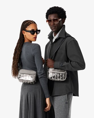 Bolso de reportero The Blend Silver peque&ntilde;o