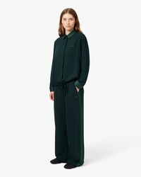 Pantal&oacute;n oversize con tira de sat&eacute;n