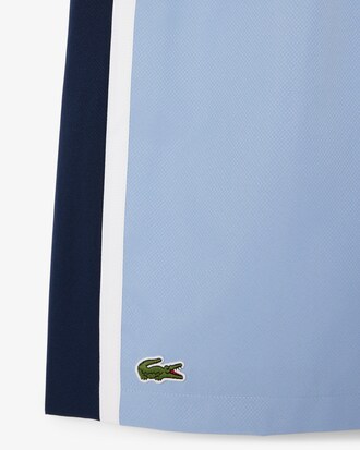 Pantal&oacute;n corto de tenis ligero de rayas con bloques de color