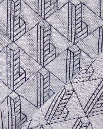 Unisex sudadera de cuello alto con cremallera con monograma