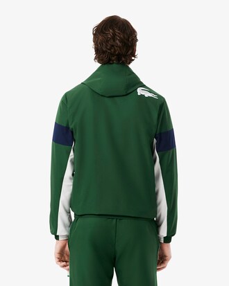 Chaqueta de ch&aacute;ndal deportiva con bloques de color