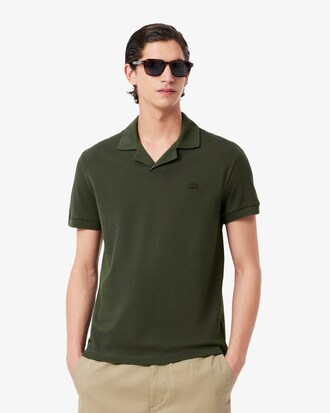 Polo de corte clásico Paris con cuello abierto