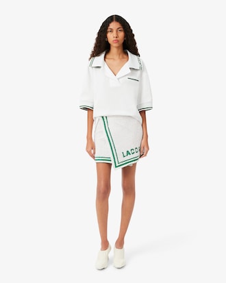 Minifalda de tejido de punto de rizo Runway