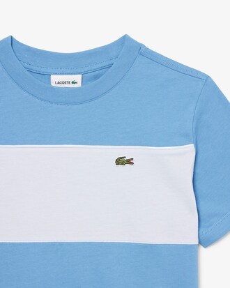 Camiseta de algod&oacute;n con bloques de color