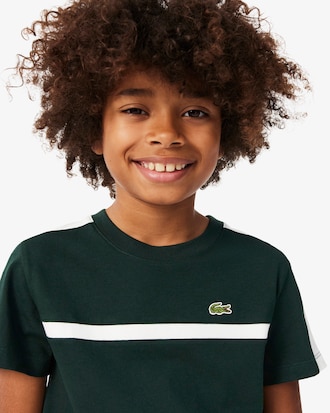 Camiseta de algod&oacute;n con bloques de color