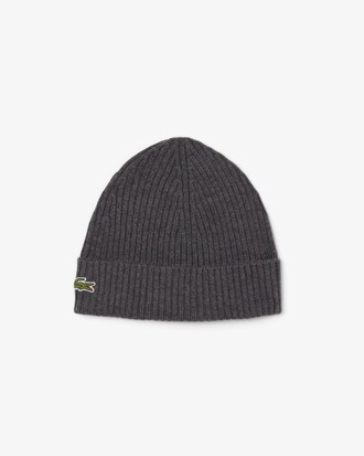 Gorro de canalé de lana cepillada