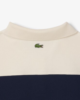 Polo de rayas de corte ajustado fabricado en Francia