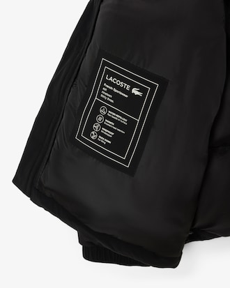 Chaqueta acolchada con capucha hidrófuga