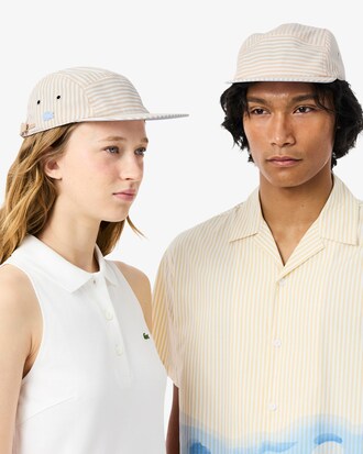 Gorra de jinete de popel&iacute;n de rayas