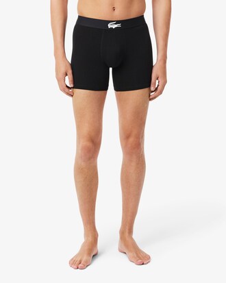 Pack de 3 calzoncillos tipo b&oacute;xer de punto jersey el&aacute;stico