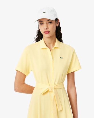 Vestido polo con vuelo de minipiqué