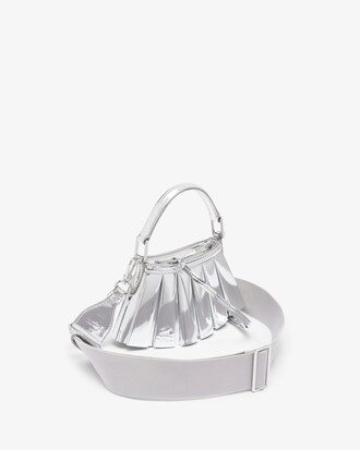 Bolso XXS de piel reflectante Runway Lenglen