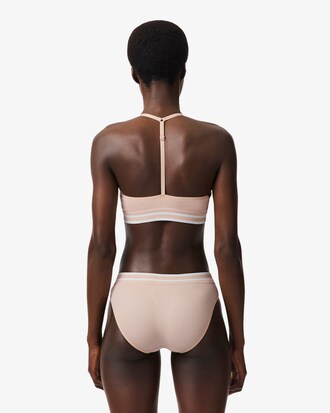Bralette de algod&oacute;n de canal&eacute;