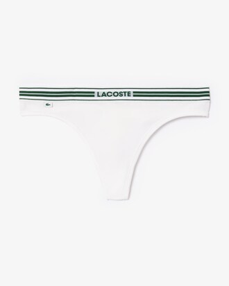 Tanga de algodón elástico