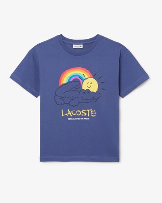 Camiseta de algodón estampada
