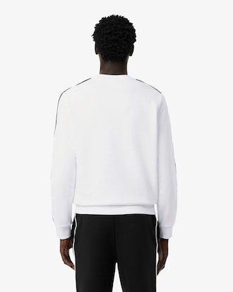 Sudadera de felpa con ribete de logotipo