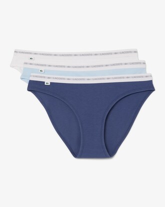 Pack de 3 slips de algodón elástico