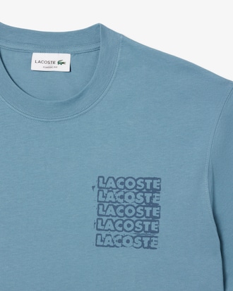 Camiseta gráfica de punto jersey de algodón