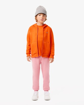 Sudadera con capucha y cremallera de felpa