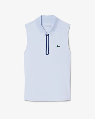 Polo de tenis el&aacute;stico sin mangas Ultra-Dry