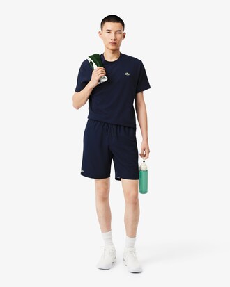 Pantal&oacute;n corto de tenis de tafet&aacute;n de rombos ligero