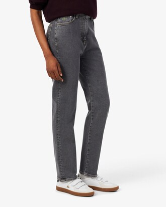 Pantal&oacute;n vaquero de corte recto y tiro alto