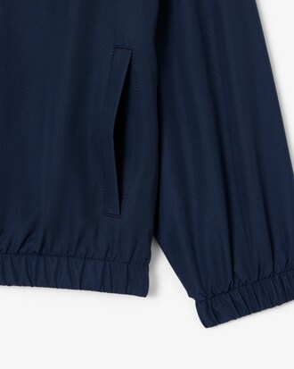 Ch&aacute;ndal de tafet&aacute;n diamantado con bloques de color