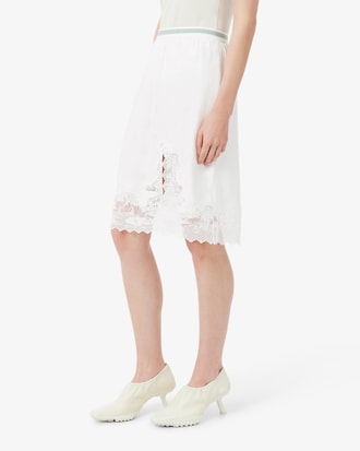 Falda de tul con bordado de paisaje Runway