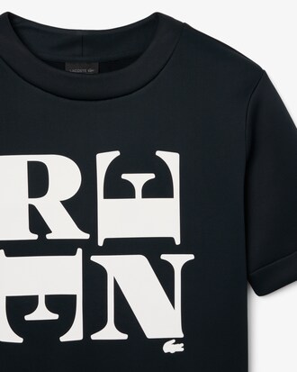 Camiseta gráfica de satén Runway