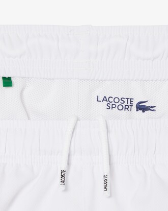 Pantalón corto deportivo de tafetán de rombos