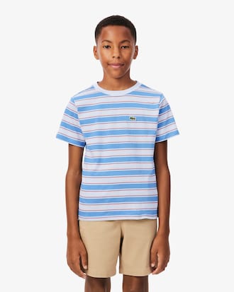 Camiseta de algod&oacute;n de rayas