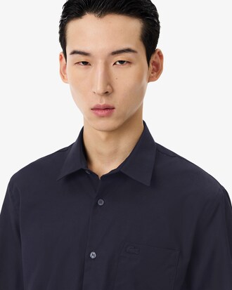 Camisa de corte regular de algod&oacute;n