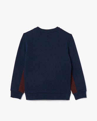 Sudadera de felpa con bloques de color