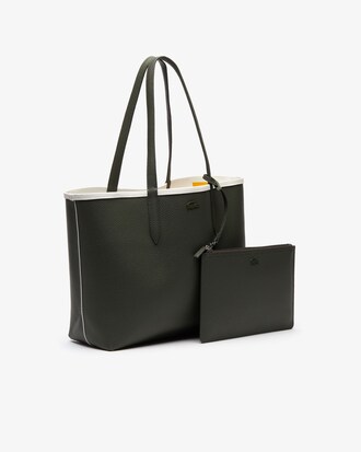 Bolso tote de mujer Anna reversible en lona revestida color block