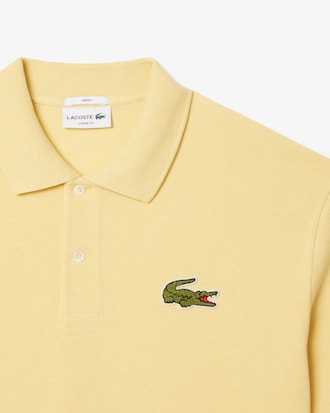 Polo de piqu&eacute; con insignia de corte holgado L.12.12